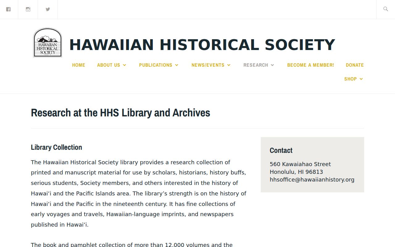 Hilo city directory companion collections at Hawaiian Historical Society
